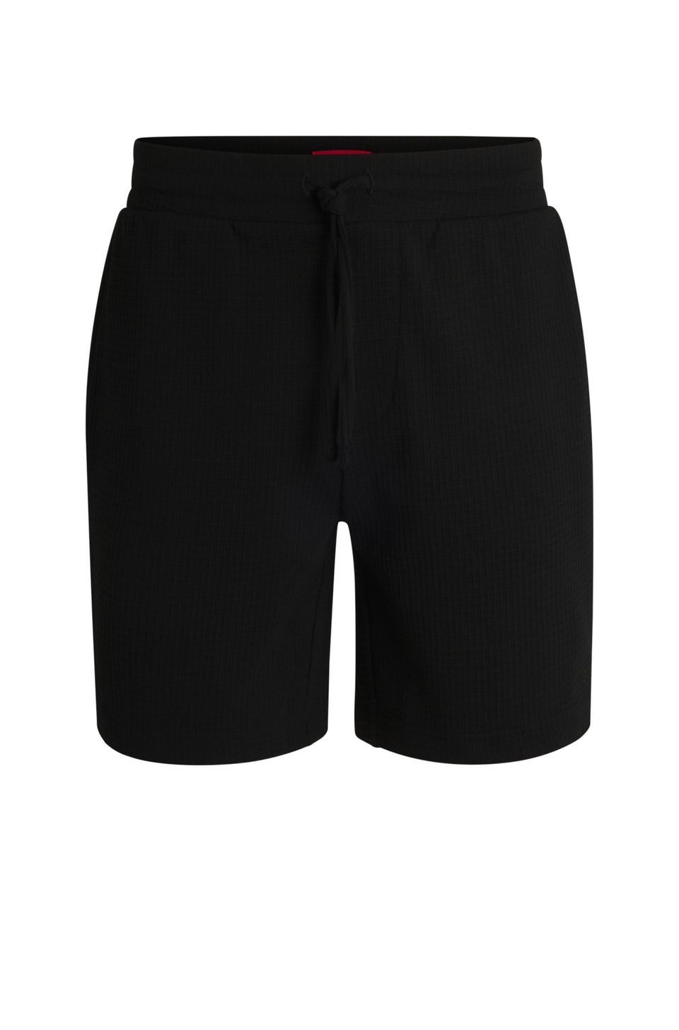 Shorts de Pijama Estruturados em Waffle com Logo Bordado