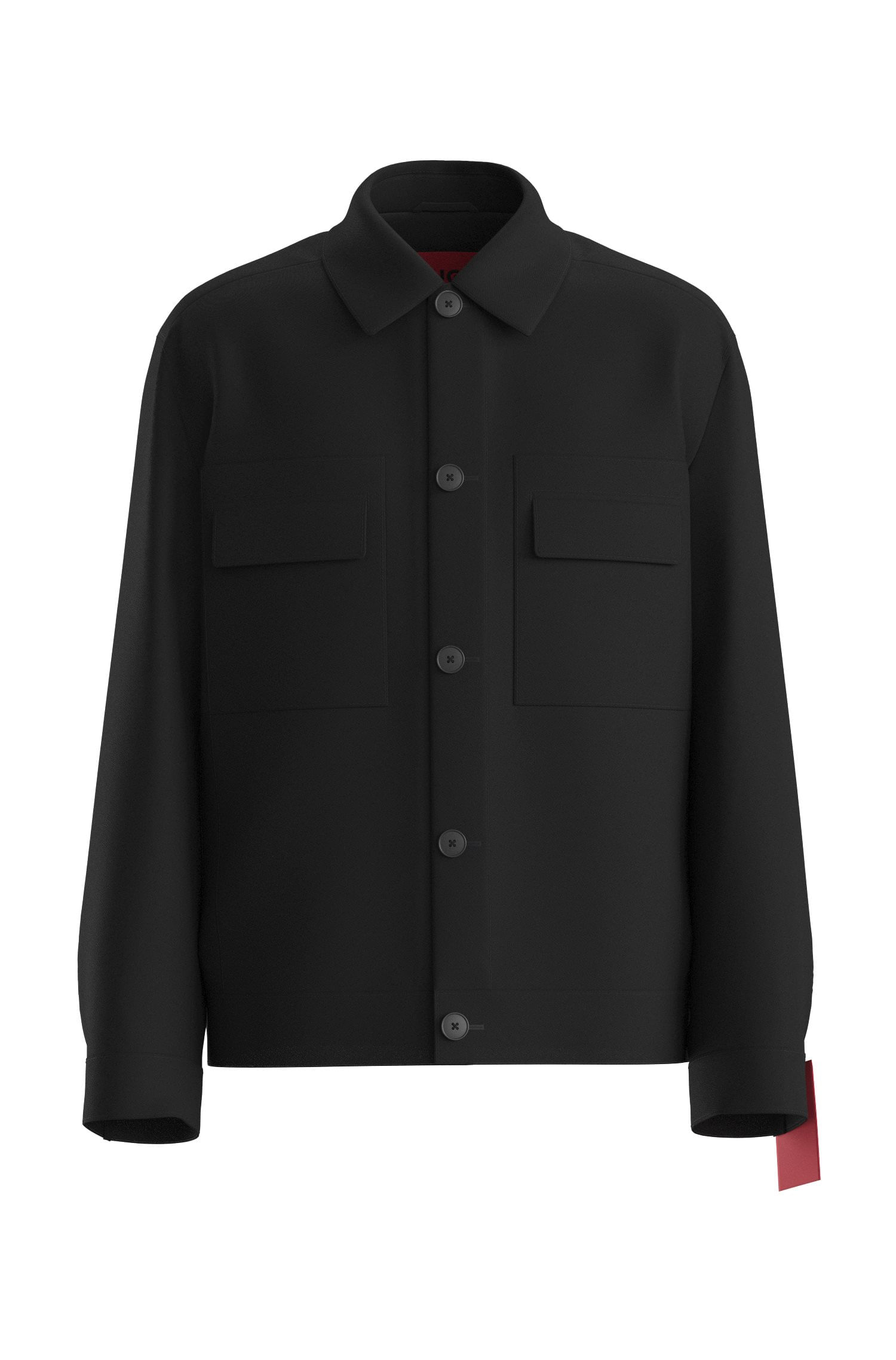 Blazer Slim Fit em Sarja — BOSS