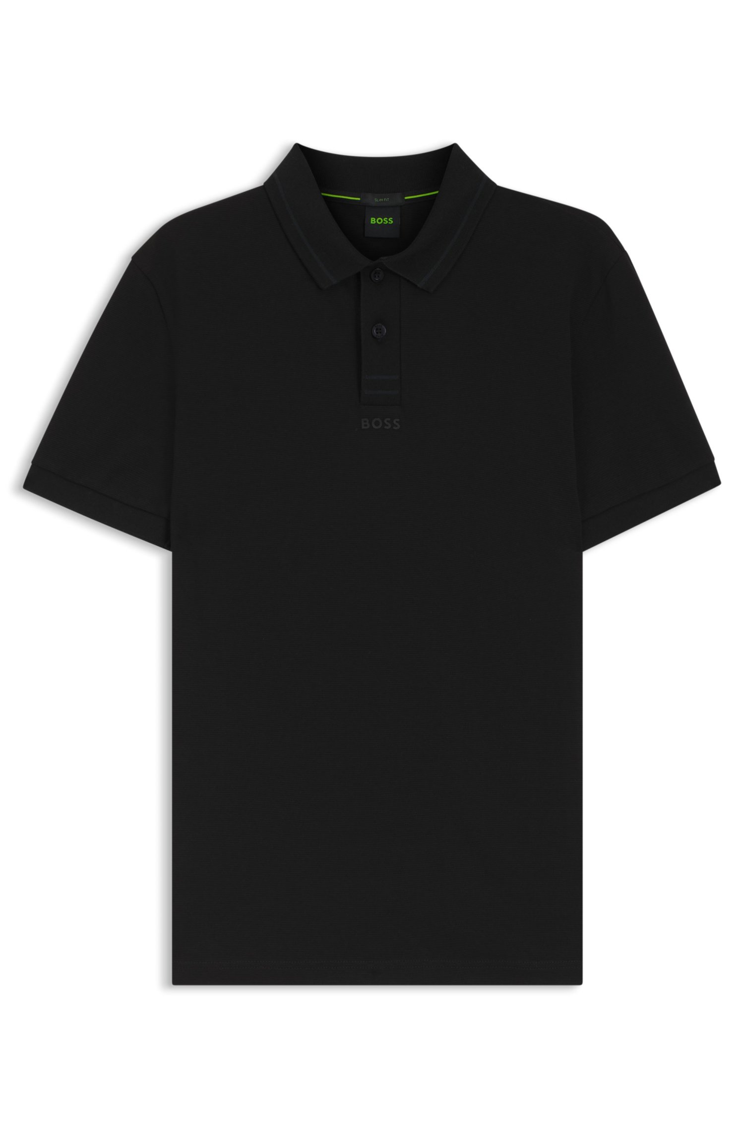 Polo Slim Fit em Algodão Piqué — BOSS