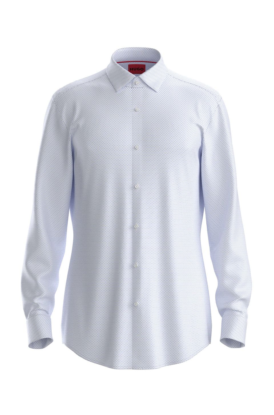 Camisa de Ajuste Slim em Jersey Elástico Estampado