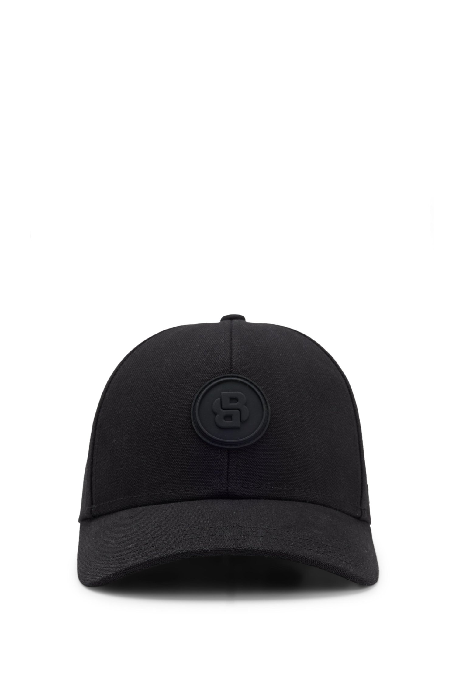 Boné com Emblema de Monograma Double B — BOSS