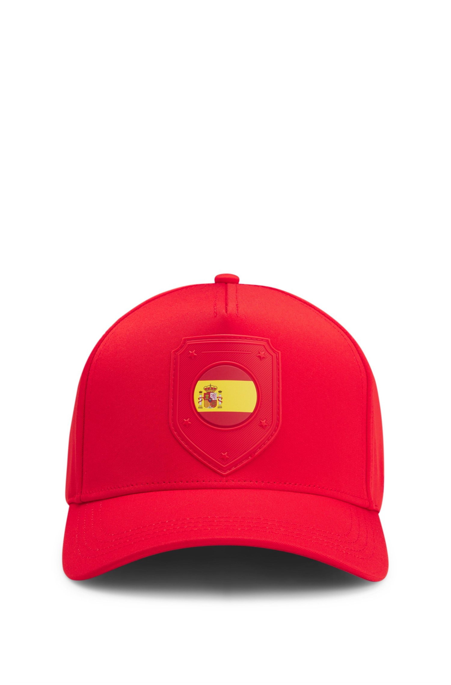 Boné em Sarja com Logo e Bandeira da Espanha — BOSS