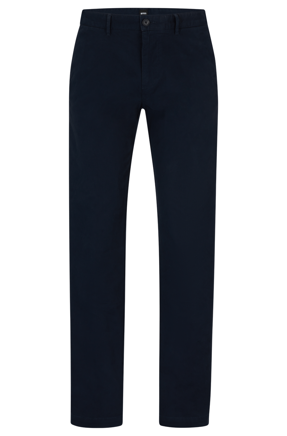 Chinos de Corte Regular em Gabardine de Algodão