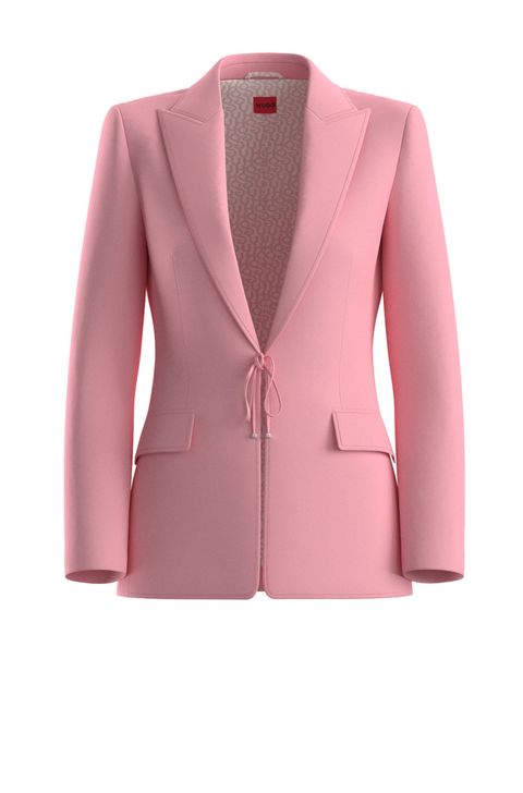 Blazer de Poliéster de Ajuste Regular — BOSS